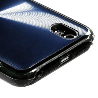 LG Optimus Black P970 / Marquee LS855 Blue Metal Hard Snap on Cover 