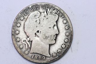 absolutely pleasant sharp 1899 o silver barber liberty head half
