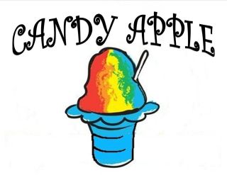 candy apple syrup mix snow cone shaved ice flavor gallon