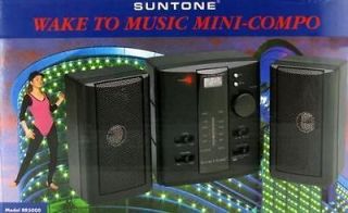 Suntone Wake Up To Mus​ic Miniature Radio W/ Mini Dual Speakers BEST 