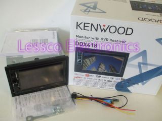 kenwood ddx418 2 din 6 1 bluetooth dvd lcd receiver