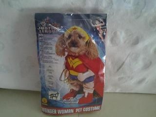 Justice League WONDER WOMAN Large Dog Costume 18 20 for CHRISTMAS 