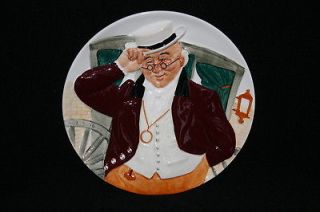 DAVENPORT HAND PAINTED RELIEF MOULDED TOBY JUG PLATE No. 4 MR 