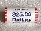 2007 D JOHN ADAMS PRESIDENTIAL 1 DOLLAR 25 COINS ROLL UNCIRCULATED 