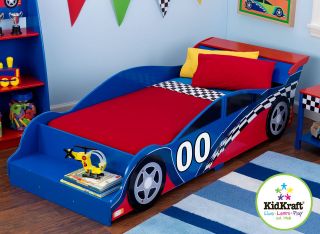 new kidkraft race car kids toddler boys cot bed returns