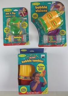 lot of 3 little kids bubble wand machines and tumbler