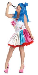 Katy PERRY Candy California Girls 3D Costume DRESS Adult Plus Size 1XL 