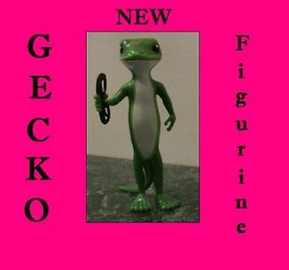 geico gecko figurine figure new for 2011 w glasses time