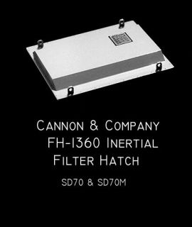   1360 Dust Bin Inertial Filter Hatch for SD70 & SD75 Series Loco