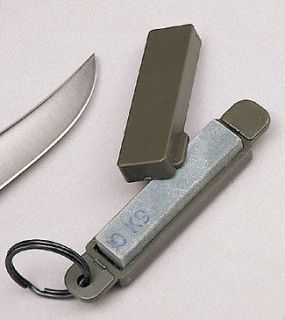 gi type knife sharpening stone fits on keyring time left
