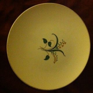 Knowles Plates Set Of 4 Lot Forsythia Design Floral Vintage 