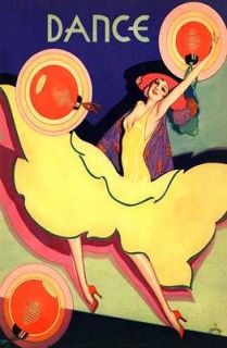 FP 1931 FLAMINGO STAGE THEATRE JAPANESE LANTERN DANCE VARGA COVER ART 