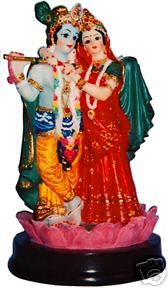 radha krishna india hindu statue god goddess murti j17 time