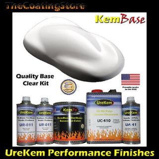 Ultra Bright Snow White Basecoat Clearcoat Custom Automotive Auto Car 