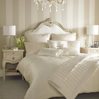 Kylie Minogue at Home Melina Oyster Bedding, Cushions, Throw and 