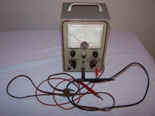vintage heathkit v 4a vacuum tube voltmeter 