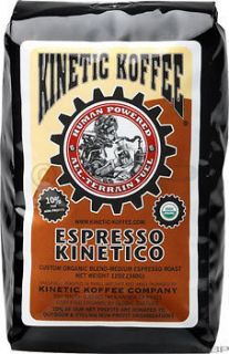 kinetic koffee espresso kinetico whole bean 12oz bag  