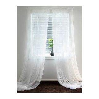   Pairs) of IKEA LILL Curtains Sheer LACE Curtain 280 X 250cm White NEW