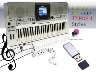 psr s910 usb stick tyros 4 styles new time left