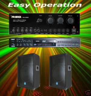karaoke system music package amplifier mixer 