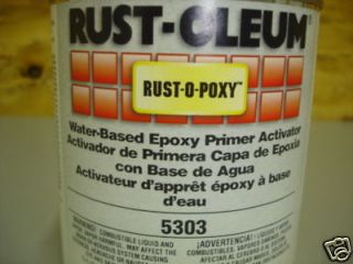 rust oleum 5303 water based epoxy primer activator 1 qt