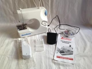 sew easy portable mini cordless sewing machine in box w
