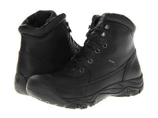 Keen Mens Lumberjack Mid WP Warm Waterproof Snow Winter Boots [ Black 