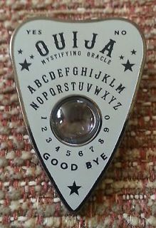 ouija planchette lapel pin 3  12 99