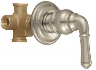   Way 4 Port Tub Shower Diverter Transfer Valve Faucet & Trim