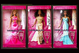   Child Beyonce Knowles Barbie Doll Michelle Kelly AA Damaged Boxes Lot3