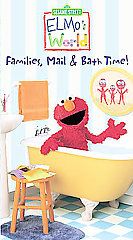 Elmos World   Families, Mail and Bath Time VHS, 2004