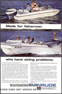 1965 evinrude ski lark boat lark outboard motor ad expedited shipping 