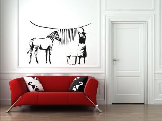   Style Washed Zebra Stripes Graffiti Art / Large Vinyl Wall Stickers