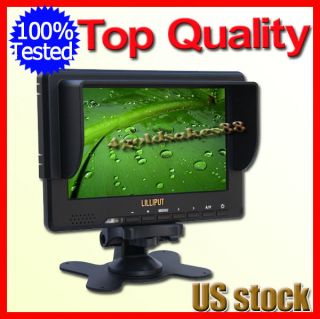 LILLIPUT 7 667GL 70NP/H/Y TFT LCD Monitor w/ HDMI & YPbPr Input For 
