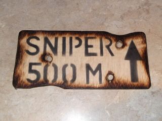 SNIPER 500M, Paintball, Airsoft, army toy, boys toys, sign BEDROOM