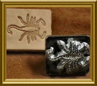 3D SCORPION LEATHER STAMP 88462 00 Tandy Hand Tool 3 D Insect Bug 