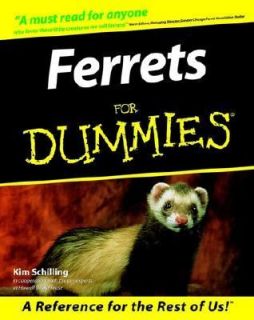 Ferrets for Dummies by Kim Schilling 2000, Paperback