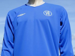 Rare BNWT Chelsea 2004 2005 Home Player Issue Unsponsored LS Shirt XXL