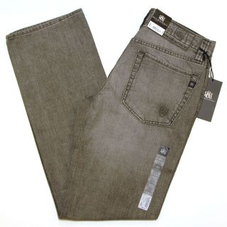 Rock & Republic Jeans Slate Straight Leg Neil Dark Gray Grey R510226 