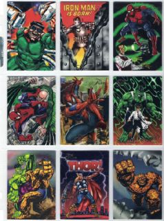 Marvel Universe Flair Annual 1994 Complete 150 Card Set X Men