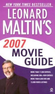Leonard Maltins Movie Guide 2008 by Leonard Maltin 2006, Paperback 