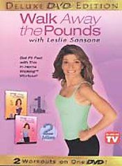 Walk Away the Pounds with Leslie Sansone   Two Workouts On One DVD DVD 