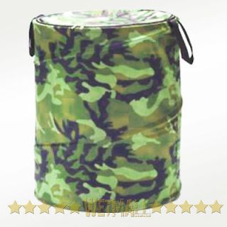 Camouflage Laundry Hamper Collapsible Clothes Basket Camo Collection 