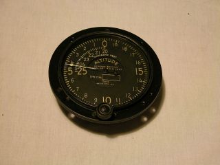 WWITYCOSAIRC​RAFT ALTIMETER US ARMY AVIATION SECTION SIGNAL CORPS 