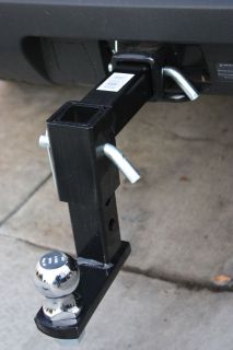 step adjustable tow bar 3 level raised hitch 2