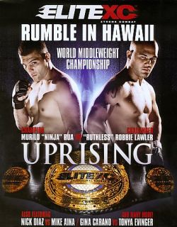 EliteXC   Uprising Rua Vs Lawler DVD, 2008, 2 Disc Set
