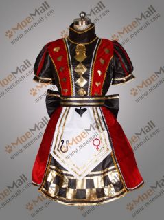 Alice Madness Returns Poker Cosplay Costume Party Dress Upgrade 