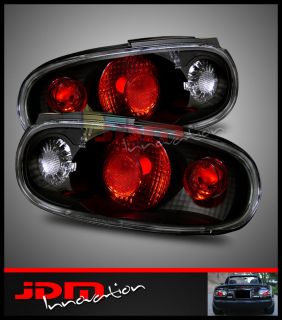 90 97 Mazda Miata MX 5 JDM Black Tail Lights Brake Lamps Assembly