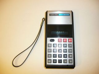 vintage toshiba bc 815 electronic calculator works 