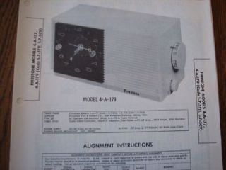 firestone 4 a 177 radio photofact repair manual  9 99 buy 
